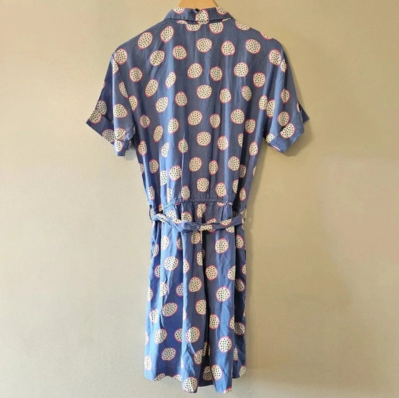 Compania Fantastica Dragon Fruit Pitaya Print Casual Women's Romper Size Medium. - Picture 14 of 16